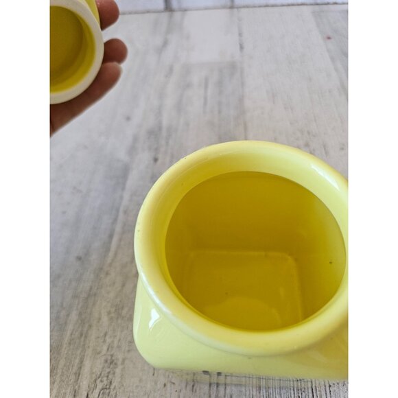 Harrods Easter canister bunny rabbit spring yellow Knightsbridge vintage unique - Picture 7 of 9